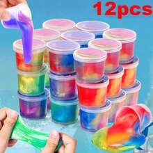 HOOLYUK 12/24PCS Galaxy Slime Kit, Slime Party Favors, Slime Kit, Party Favors For Kids, Slime Party Favors For Girls & Boys Goodie Bag Stuffers, Christmas, Valentine's Day, Easter, Halloween, Birthday Gifts - Multicolor - View 7
