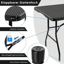 Outdoor Table - Black - View 2