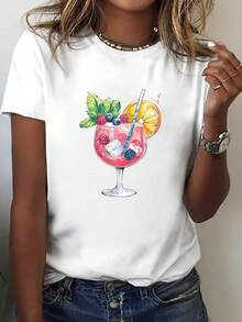 Women T-Shirts - White - View 1