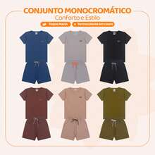 Assorted 4-Piece Baby Boy Clothing Set (2 T-Shirts + 2 Shorts) 2-Piece Baby Outfit Set - 極簡主義者 - 查看 10
