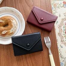 新款时尚短款钱包，大容量男士卡包，学生卡包多功能一体式钱包，高端多功能 - 彩色 - 查看 6