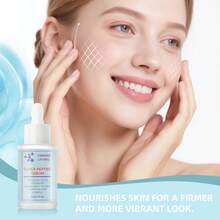 超级肽精华液，每瓶 30 毫升 | 轻盈面部精华液，蕴含肽和铜三肽，水基护肤品 - super peptide - 查看 5