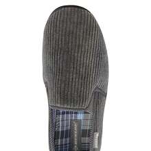 Dunlop - Mens Comfy Memory Foam Slippers With Hard Traction Rubber Sole - 木炭 - 查看 4