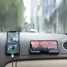 Bộ 2/4 giá đỡ điện thoại tự dính màu đen cho bảng điều khiển trung tâm ô tô, giá đỡ điện thoại dán lưng ghế, giá đỡ điện thoại định vị ô tô đa năng, giá đỡ gắn tường đa năng, phù hợp với nhiều trường hợp khác nhau. - màu đen - Xem 8