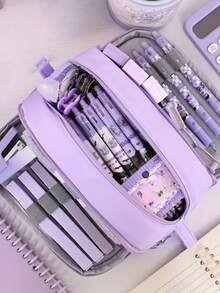 1 Hộp đựng bút nhiều ngăn, dung tích lớn, có khóa kéo, đa năng, dùng đựng văn phòng phẩm, tiền xu, mỹ phẩm - Túi bền chắc có khóa kéo, phù hợp cho văn phòng, trường học và du lịch. - Nhiều màu - Xem 11