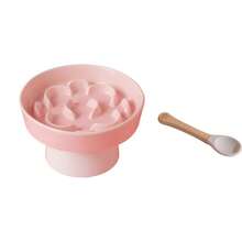 Bát ăn chậm bằng gốm, bát đựng thức ăn và nước uống nâng cao cho mèo và chó. - 250ml - Xem 11