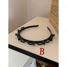 2pcs/1pc Style Braiding Tool Slouchy Hairpin For Women, Summer Hair Clip For Washing Face And Hair Bangs, Headband For High Skull Decoration ,Gifts ,Hair Hoop Hairband For Women Hair Accessories Head Accessories - màu đen - Xem 10