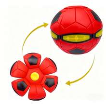1 Peça Disco Voador Brinquedo de Estimação, Brinquedo de Cachorro, Adequado para Cães, Gatos Interativos, Futebol, Jogos ao Ar Livre, Camping. Este Cachorro é Adequado para Cães Pequenos, Médios e Grandes, Bola Criativa Portátil, Bola Mágica Voadora, Adequado como Presente de Esportes ao Ar Livre, Presente de Halloween, Presente de Natal, Presente de Feriado, Presente de Volta às Aulas, Presente para Amigos, Presente de Ação de Graças, Presente de Dia dos Namorados. - Multicolorido - Visão 4