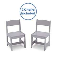 Delta MySize Wood Chair Set and Table 2 Chairs Included - Gris - Ver 6