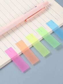 1000 piezas de etiquetas índice de color fluorescente, notas adhesivas removibles de papel de alta calidad sin residuos, adecuadas para estudiantes, oficina y vuelta al colegio, notas adhesivas transparentes, marcadores de página, marcadores, etiquetas adhesivas, etiquetas de página, pegatinas de etiquetas, pestañas índice emergentes, pegatinas de etiquetas de bandera - Talla única: notas adhesivas rectangulares - Ver 5