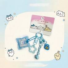 Chiikawa Hachiware&Chiikawa&Usagi,Cartoon Image High Transparent Acrylic Pendant, Bag Keychain Ornament,Cute Ornament, Anime Peripheral Collection,Creative Gift(1 PC) - Multicolor - View 4