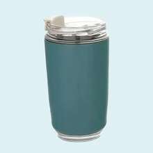 Tasse à café portable haut de gamme en acier inoxydable 304, gobelet isotherme, double usage chaud & froid, tasse de couple, tasse de voiture - Multicolore - Voir 13