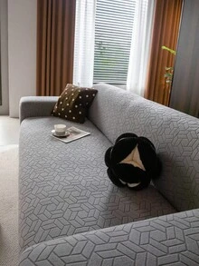 1 bộ bọc ghế sofa liền thân co giãn dùng được cả bốn mùa, chất liệu vải chống trượt, có thanh xốp chống trượt, có thể giặt máy, chống bụi, thân thiện với thú cưng, phù hợp cho phòng ngủ, văn phòng, phòng khách. - Màu xám đen - Xem 7