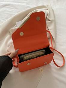 Túi xách mini thời trang chần bông - trái cam - Xem 7