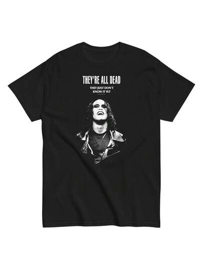 Fashion,All MatchFashion,All MatchMen'S Gothic Crow Profile Vintage Rock Band T-Shirt - The Inspired They're All Dead Graphic Tee, Soft Stretch Crew Neck Short Sleeve, All-Season Comfort Fit Black Shirt For Alternative Fashion & Casual Streetwear, Durable Music Fan Apparel With Retro Design, Highquality Print, Men Shirt, Men Graphic Tee, Graphic Tee Men, T Shirt For Men, T-Shirt For Men, Tshirt For Men, Funny Tshirt, Men Clothe, Soccer Jersey, Cruise T-Shirt, , Funny Tshirts Men, Graphic Tees Men, Mens T,Sommer,Tops,Top,T Shirt,Cardigan,,Sommer Top,Standard Fit, All Season Wear