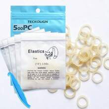 Ortic Elastic S 500 Pcs Medium 3.5 Oz 1/4 Fox Ortic Elastic S 500 Pack Great  Dreadlocks Ai Toot Gap Ai Dog Bows Top Kno 5 Pack Wit Elastic Placer  Aces. Good Ortic Supplies - Cáo - Xem 1