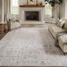 Large Area Rug For Living Room 240x300cm Machine Washable Vintage Distressed Non Slip Carpet Room Decor Grey Retro Floral Accent Throw Large Rug For Office Kitchen Bedroom Dining Room - 復古 | 綠色 - 查看 8