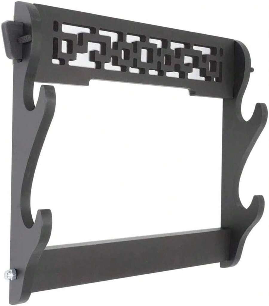 Sword Holder Wall Mount Samurai Sword Stand Display Katana Wakizashi Tanto Wall Hanger Wooden Frame Rack,,2 Tier - 1 tier - View 1
