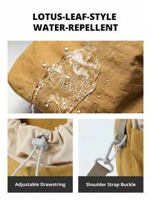 CAMEL CROWN Outdoor Sling Bag, Fashionable Lightweight Shoulder Bag, Hiking Travel Phone Pouch, Portable Water Bottle Bag - Ginger Lemon Yellow - View 6