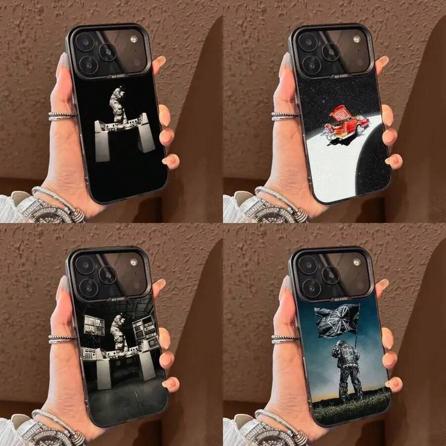 Funda para teléfono D-Don Toliver Octane para iPhone 15, 17, 11, 14, 13, 16, 12, E, Max, Plus, Air, Pro, cubierta negra mate. - Gris - Ver 1