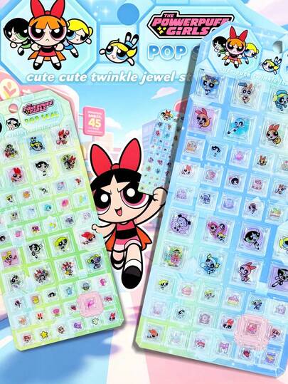 Nhãn dán 3D dập nổi, họa tiết nhân vật hoạt hình, nhãn dán trang trí chống thấm nước, chất liệu vinyl, thích hợp cho máy tính xách tay, máy tính bảng, ốp điện thoại, bình nước, ba lô, hành lý, ván trượt, mũ bảo hiểm xe đạp, sổ tay, v.v.