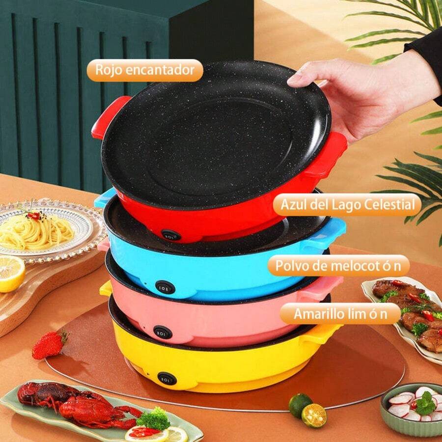 Multifunctional Electric Grill Plate, Portable Outdoor Barbecue Cooking Utensil - A - View 1