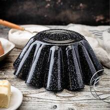 Cake Baking Tin, Metal, With Non-Stick Coating, Black, Diameter 23.5 Cm - View 4