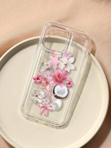 accesorios no incluidos funda transparente con diseño de flor de Ocean Design compatible con - Multicolor - View 12