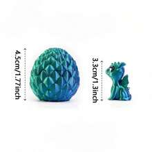 Bộ 12 quả trứng rồng mini 3D với rồng nhỏ bên trong, rồng bay tí hon có mắt và cánh, đồ trang trí giỏ quà Phục Sinh hình động vật mini, vật dụng độc đáo dễ thương cho giỏ quà Phục Sinh. - Nhiều màu - Xem 2