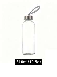 1 chai nước thủy tinh có nắp đậy 10.5 oz, chống rò rỉ, chai nước ép nhỏ bằng thủy tinh trong suốt có thể tái sử dụng với nắp thép không gỉ dùng để ép nước trái cây, sữa, trà đá, nước gừng, bình đựng nước uống chống rò rỉ 300ml, cốc cà phê, máy rửa chén, du lịch, đồ uống tự pha, bình nước thể thao dùng cho tập thể dục, phòng tập gym và hoạt động ngoài trời, thích hợp cho cả đồ uống nóng và lạnh, gia đình, nhà bếp, tiệc tùng, văn phòng, đám cưới. - Nhiều màu - Xem 14