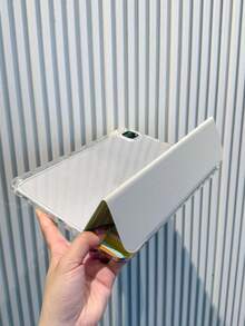 Paul Frank 彩色条纹时尚猴子印花平板电脑保护套，兼容 iPad 10.2 英寸、iPad Pro 11 英寸（2021/2020/2022）、iPad Air，带支架，三折设计，软边保护，防摔防刮，简约/休闲/商务/经典风格，不含触控笔 - 彩色 - 查看 5