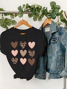 Women T-Shirts - 黑色 - 查看 2