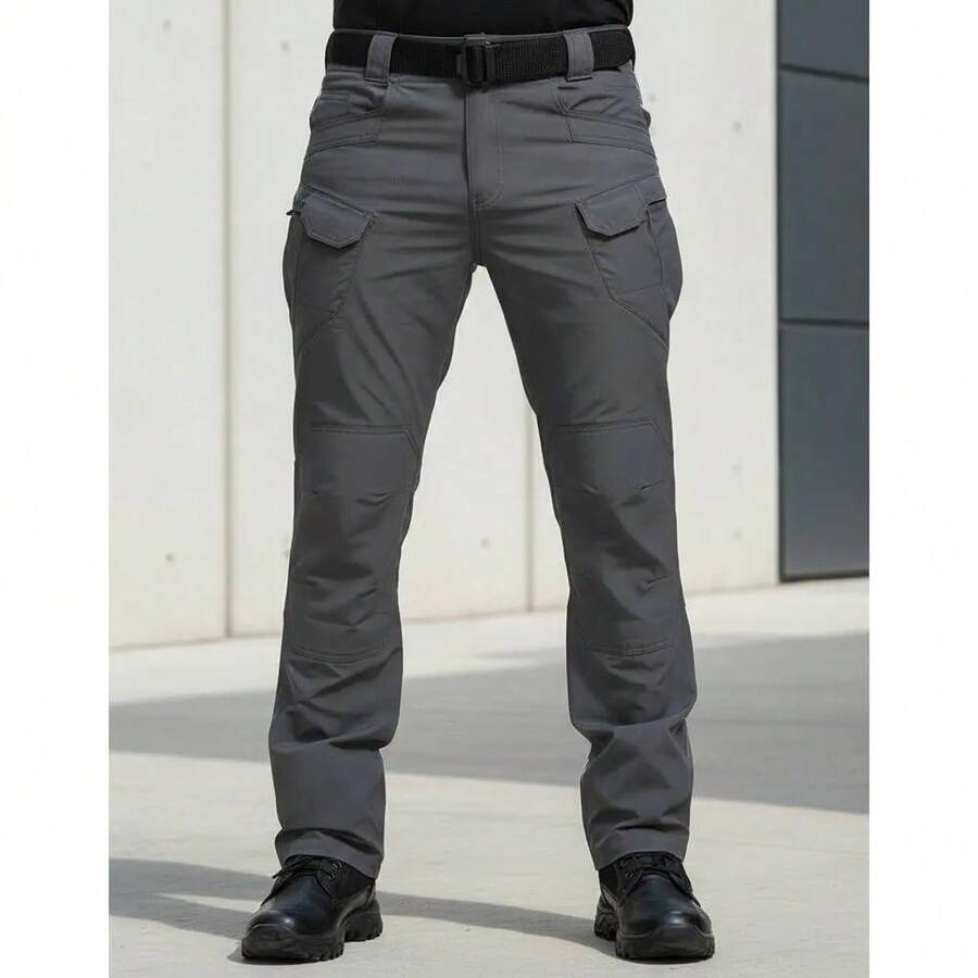 IX7 Waterproof And Windproof Military Tactical Trousers - 灰色 - 查看 1