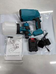 Portable Paint Sprayer, Suitable For Indoor And Outdoor Wall Painting, Home Decoration Painting Equipment, Electric Paint Sprayer, Furniture Paint Sprayer, Fence Stain Remover - Multicolor - View 13