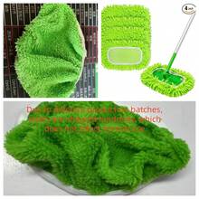 Bộ 4 miếng lau nhà bằng sợi microfiber tái sử dụng - Miếng lau thay thế có thể giặt máy, tương thích với các loại máy hút bụi phổ biến, lý tưởng cho sàn phòng khách, phòng ngủ, phòng tắm và nhà bếp - Miếng lau thay thế dệt kim thấm hút cao. - A - Xem 10