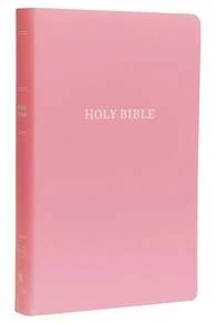 KJV Holy Bible: Gift And Award, Pink Leather-Look, Red Letter, Comfort Print: King James Version - Default - View 12