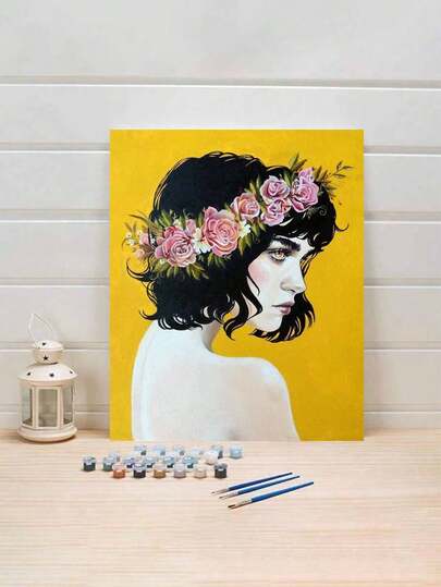 Bộ tranh sơn dầu kỹ thuật số tự làm (DIY), tác phẩm nghệ thuật "Người đẹp", tranh nghệ thuật không khung để trang trí phòng ngủ và tường nhà, phương pháp vẽ đơn giản và thú vị không cần kỹ năng vẽ, hiện thực hóa ước mơ nghệ sĩ của bạn, đắm mình trong thế giới đầy màu sắc, mỗi nét vẽ là sự thể hiện cá tính, thêm chút lãng mạn cho cuộc sống, món quà tuyệt vời nhất cho gia đình và bạn bè, quà tặng ngày lễ, kích thước 40*50CM.