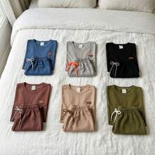 Assorted 4-Piece Baby Boy Clothing Set (2 T-Shirts + 2 Shorts) 2-Piece Baby Outfit Set - 極簡主義者 - 查看 6