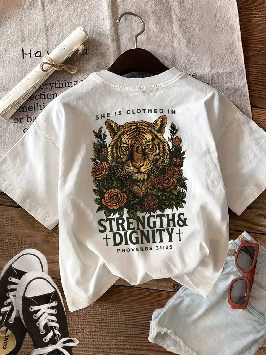 Women T-Shirts - [White] - View 1