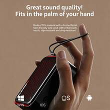 Monster DS01 Portable Wireless Bluetooth Speaker, Bluetooth 6.0, IPX6 Waterproof, Support TF Card, Outdoor Mini Speaker, Powerful Bass, Ultra-Long Battery Life - View 6