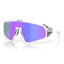 Oakley Latch Panel Sunglasses |  | Men Sunglasses - Matte Clear / Prizm Violet - View 1