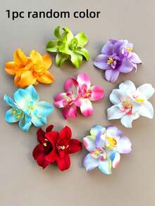 8pcs/Set Hawaiian Flower Hair Clips, Including Hibiscus Flower And Hibiscus Flower Hair Clips, Women Hair Clips, 10pcs/Set Floral Hair Clips, Fashion Artificial Flower Hair Clips, Summer Holiday Beach Party Hair Accessories, Bohemian Style, Elegant Women Hair Clips, Summer Women Hair Accessories, Hair Clips, Hair Claws, Hair Clips, Hair Pins, Hair Barrettes,Festival,Birthday - Multicolor - View 10