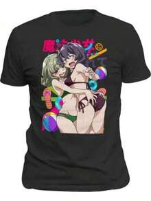 Anime Mahou Shoujo Ni Waifu T Shirt Size S - 5XL Gift For - 黑色 - 查看 7