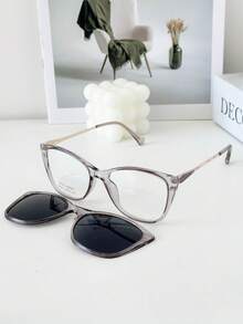 Women Fashion Glasses - Grey - View 2