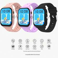2026 New Multifunctional Smart Kids Watch, Fashionable Strap, Supports Calling Function, Activity Tracker, Touch Screen Sports Mode, DIY Watch Face, Message Notification, Camera, Great Gift Choice, Back To School - View 9