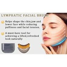 1/5/10pcs New Lymphatic Contour Face Brush, Lymphatic Drainage Massager For Face,Ergonomically Designed To Fit The Skin Precisely And Relieve Fatigue. - 無色 - 查看 7