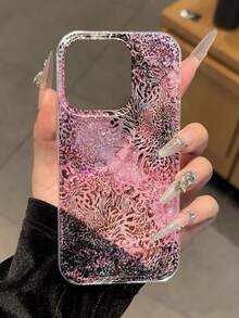 高級 IMD 環氧樹脂亮片漸層亮面塗裝防震手機殼，適用於 iPhone 17pro/17Air/17/17promax 16/11/16pro/16plus/16promax/16e/15Promax/13/14/12/XS/XR/7G/8P，高級環氧樹脂亮片 15Promax 手機殼 新款 14 防震 13 男女通用 12/11 極薄霧面 14promax/11/14/13/Premium Plus 極簡 15 柔軟矽膠防震手機保護殼 - 彩色 - 查看 3