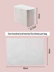 25/50Pcs Disposable Nail Table Mat, Waterproof & Stain-Resistant Large Manicure Workstation Cover, Salon Protective Sheet For Nail Art Supplies, Professional Nail Tool Accessories For Home, Salon, Studio, Travel, Spa, Nail Class, Gift For Nail Techs, Salon Owners, DIY Lovers, Beginners, Christmas, Birthday, Valentine's Day, Mother's Day. - White - View 3
