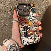 Capinha Capa Para iPhone XR XS MAX 11 12 13 14 15 16 17 PRO MAX 7 8 14 15 16 PLUS Galaxy A03 A04E A04S A05S A07 A10S A11 A12 A13 A13 A14 A15 A16 A17 A20 A23 A30S A32 A34 A35 A50S A51 A52S A54 A55 A71 A72 M11 M23 M34 S20 FE S21 FE S22 Ultra S23 FE S23 Ultra S24 Plus S24 Ultra S25 EDGE S25 Plus S25 Ultra Redmi A1 A2 A3 A5 9A 10C 11A 12 12C 13C 14C 15 Poco X3 Pro X5 Pro X6 Pro x7 pro F3 F6 PRO F7 PRO F7 ULTRA M4 C55 C65 8 pro 9s 9 pro 10s 11 pro 11s 12S 12 Pro 13 Pro 14 pro  11 lite 14 MOTO G10 G14 G20 G22 G24 G30 G34 G52 G54 G60 G84 E22 Estampa fofa de cachorro - J1 - Visão 1