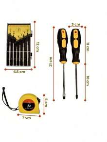 Juego de Destornilladores de Precisión Profesional - Kit de Reparación para Electrónica, Celular, Reloj, Ordenador - Conjunto a juego - Ver 4